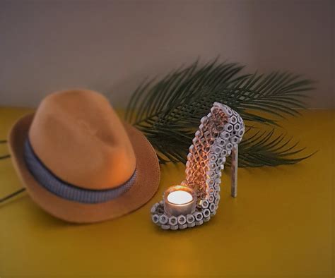 Wopch shoes candle holders